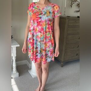 HEIMISH USA Multicolor Tie-Dye Top